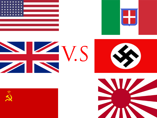 World War 2 flags
